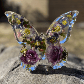 Blomster i sommerfugl